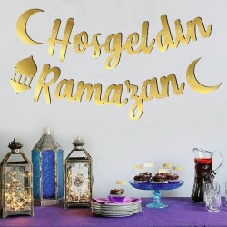 Toptan Hoş Geldin Ramazan Kaligrafi Banner