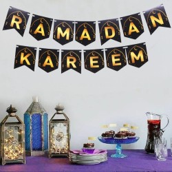 Toptan Ramadan Kareem Zikzak Banner