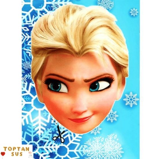 Toptan Frozen Boyama Kitabı Stickerlı (16 Sayfa)