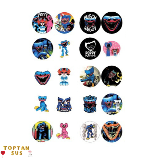 Toptan Huggy Wuggy Boyama Kitabı Stickerlı (16 Sayfa)