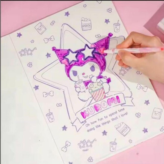 Kuromi Boyama Kitabı 16 Sayfa