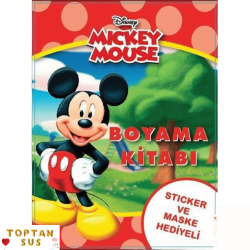 Toptan Mickey Mouse Boyama Kitabı Stickerlı (16 Sayfa)