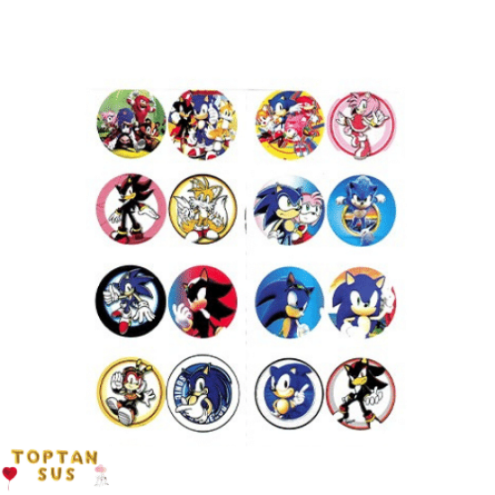 Sonic Boyama Kitabı Stickerlı (16 Sayfa)