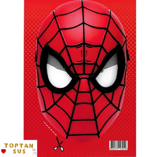 Toptan Spiderman Boyama Kitabı Stickerlı (16 Sayfa)