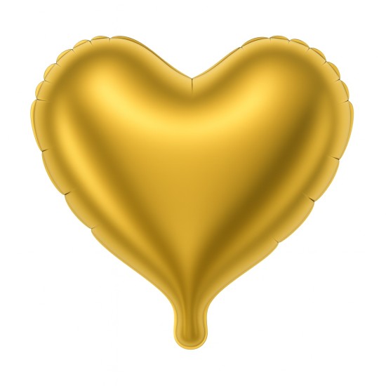 Gold Kalp Folyo Balon 24 İnç Gold Kalp Folyo Balon 24 İnç