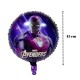 Toptan Avengers İron Man Yuvarlak Folyo Balon