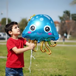 Toptan Deniz Anası Mavi Folyo Balon Toptan Deniz Anası Mavi Folyo Balon