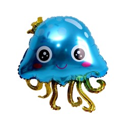 Toptan Deniz Anası Mavi Folyo Balon