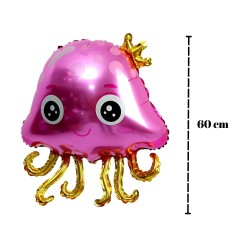 Toptan Deniz Anası Pembe Folyo Balon