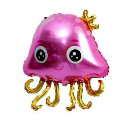 Toptan Deniz Anası Pembe Folyo Balon