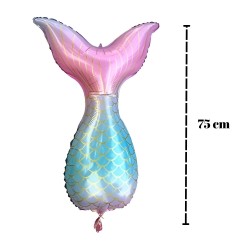 Toptan Deniz Kızı Kuyruğu Folyo Balon Toptan Deniz Kızı Kuyruğu Folyo Balon