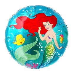 Toptan Deniz Kızı Yuvarlak Folyo Balon