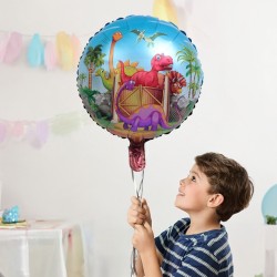 Toptan Dinazor Yuvarlak Folyo Balon