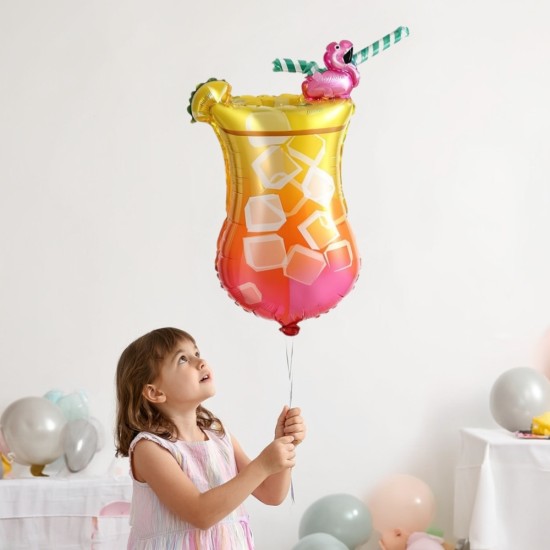 Toptan Flamingo Kokteyl Bardak Folyo Balon Toptan Flamingo Kokteyl Bardak Folyo Balon