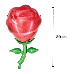 Toptan Kırmızı Gül Folyo Balon
