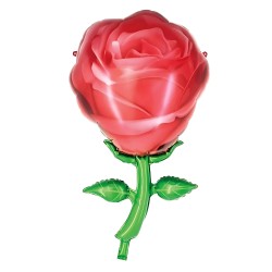Toptan Kırmızı Gül Folyo Balon