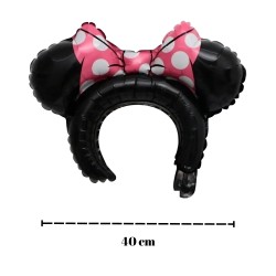 Toptan Minnie Mouse Taç Folyo Balon