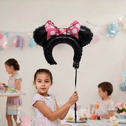 Toptan Minnie Mouse Taç Folyo Balon