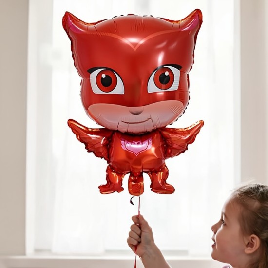 Toptan PJ Maskeliler Baykuş Kız Büyük Folyo Balon Toptan PJ Maskeliler Baykuş Kız Büyük Folyo Balon