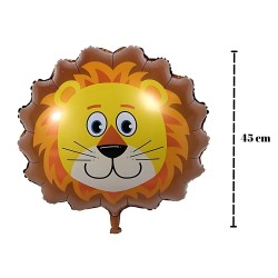 Toptan Safari Hayvanları Folyo Balon Aslan