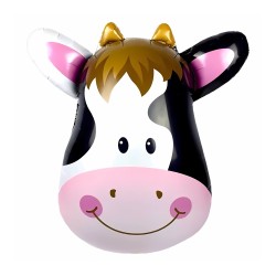 Toptan Safari Hayvanları Folyo Balon İnek