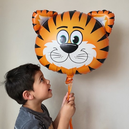 Toptan Safari Hayvanları Folyo Balon Kaplan Toptan Safari Hayvanları Folyo Balon Kaplan