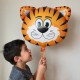 Toptan Safari Hayvanları Folyo Balon Kaplan Toptan Safari Hayvanları Folyo Balon Kaplan