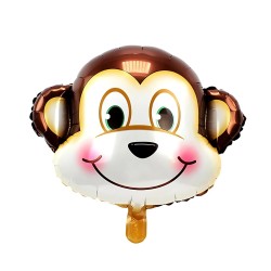 Toptan Safari Hayvanları Folyo Balon Maymun