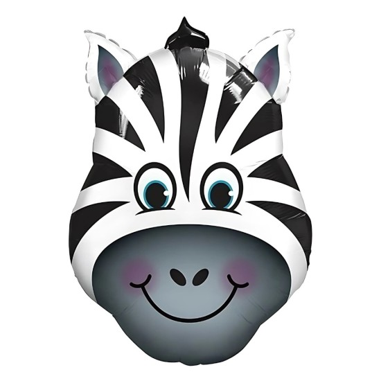 Toptan Safari Hayvanları Folyo Balon Zebra