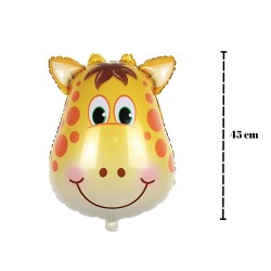 Toptan Safari Hayvanları Zürafa Folyo Balon Toptan Safari Hayvanları Zürafa Folyo Balon