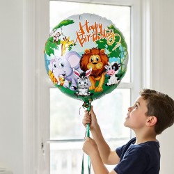 Toptan Safari Yuvarlak Folyo Balon Toptan Safari Yuvarlak Folyo Balon