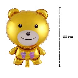 Toptan Sarı Ayı Folyo Balon