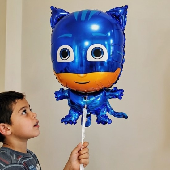 Toptan PJ Maskeliler Kedi Çocuk Büyük Folyo Balon