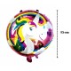 Toptan Unicorn 18 İnc Yuvarlak Folyo Balon