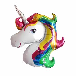 Toptan Unicorn At Kafa Folyo Balon