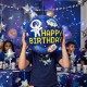 Toptan Uzay Temalı Happy Birthday Yuvarlak Folyo Balon Toptan Uzay Temalı Happy Birthday Yuvarlak Folyo Balon