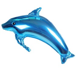 Toptan Yunus Mavi Folyo Balon