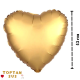 Toptan Gold Folyo Kalp Balon (45 cm)