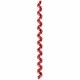 Toptan Metalize Spiral Fransen Kırmızı 300 cm