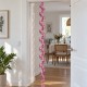 Toptan Metalize Spiral Fransen Pembe 300 cm Toptan Metalize Spiral Fransen Pembe 300 cm