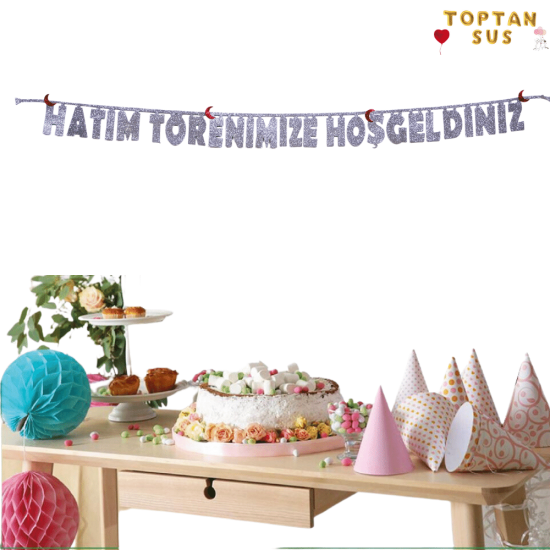 Hatim Törenimize Hoşgeldiniz Yazısı Gümüş Hatim Törenimize Hoşgeldiniz Yazısı Gümüş