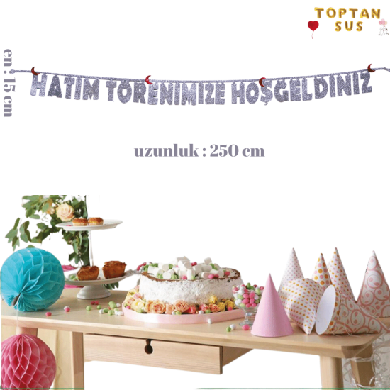 Hatim Törenimize Hoşgeldiniz Yazısı Gümüş Hatim Törenimize Hoşgeldiniz Yazısı Gümüş