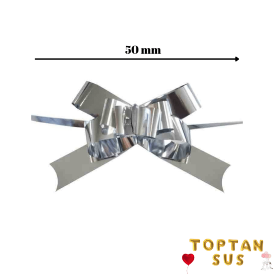 Toptan Çekmeli Hediye Paketi Süsü Metalik 50 mm 24 Adet Toptan Çekmeli Hediye Paketi Süsü Metalik 50 mm 24 Adet