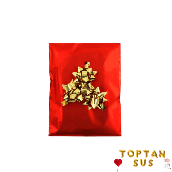 Toptan Hediye Paketi Süsü Metalik Altın 100 Adet Toptan Hediye Paketi Süsü Metalik Altın 100 Adet