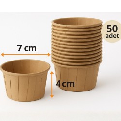 Toptan Kraft Cupcake Kek Kapsülü