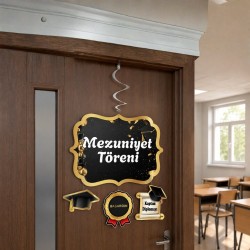 Toptan Asmalı Tavan Süs Mezuniyet Partisi 130 cm (Paketli Set)