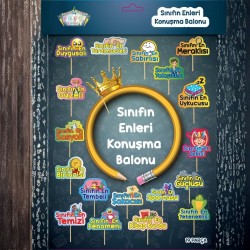 Toptan Sınıfın Enleri Konuşma Balonu 19 Parça