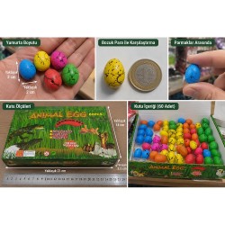 Toptan Suda Büyüyen Dinozor Yumurtası Oyuncak - 60'lı Kutu Stand