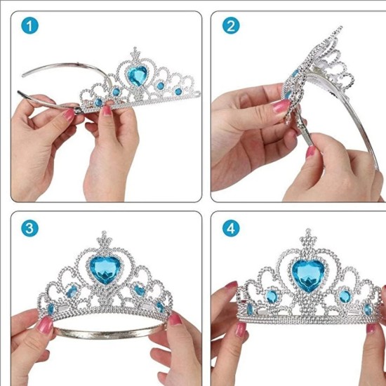 Toptan Frozen Saç Taç Asa Seti
