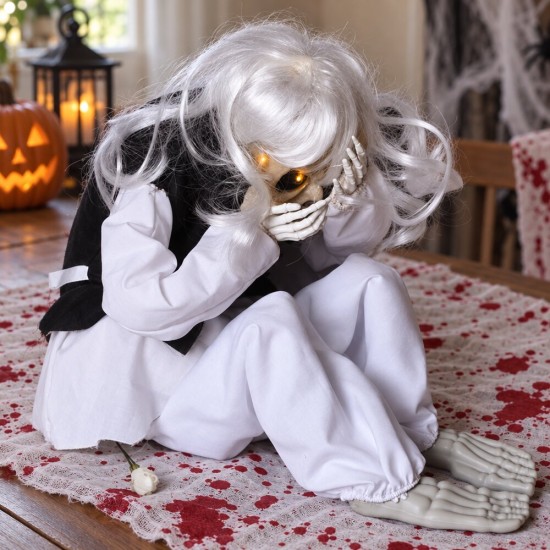 Toptan Halloween Ağlayan Hayalet, Işıklı Sesli Hareketli